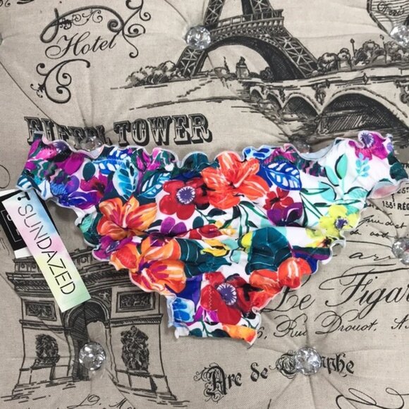 Sundazed Spring Fling Cheeky Bikini Bottoms - Picture 3 of 3